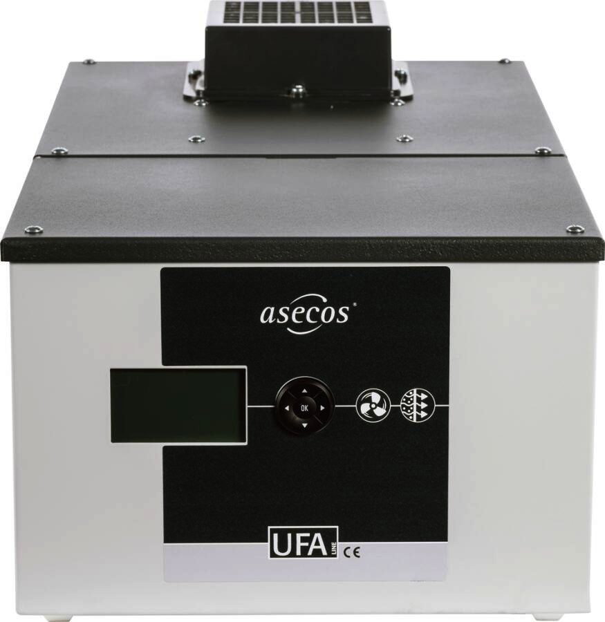 asecos Umluftfilter-Aufsatz 25m³/h B305xT555xH210mm steckerfertig - HIWESO  Shop