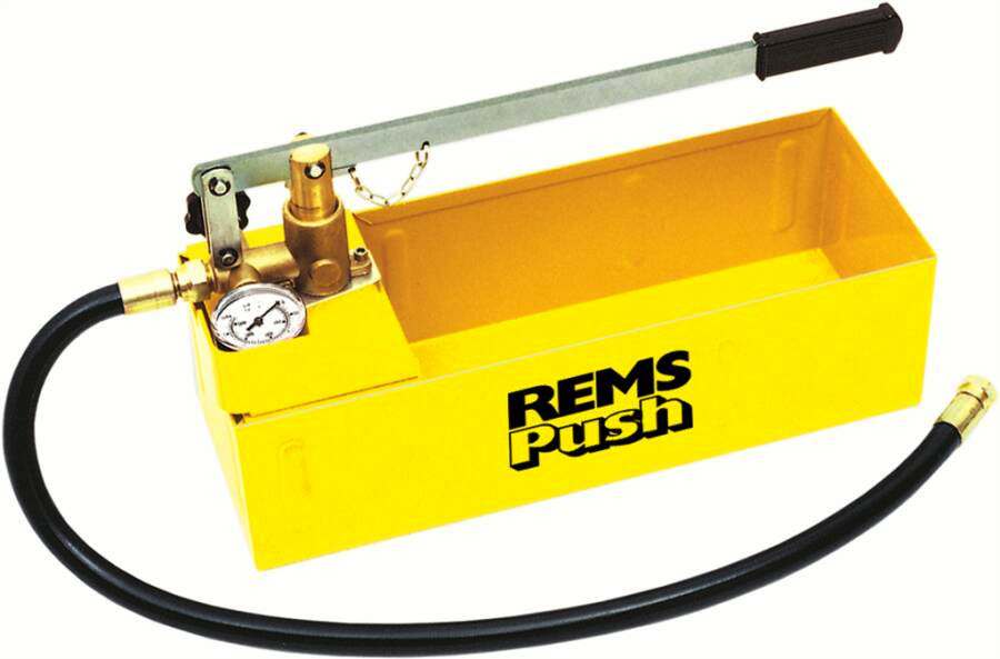 REMS Push Druckprüfpumpe Prüfpumpe Handprüfdruckpumpe Abdrückpumpe zum  Abdrücken bis 60 bar 115000 günstig & schnell