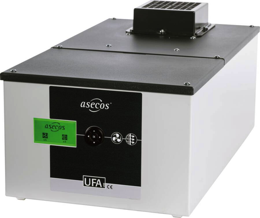 asecos Umluftfilter-Aufsatz 25m³/h B305xT555xH210mm steckerfertig - HIWESO  Shop