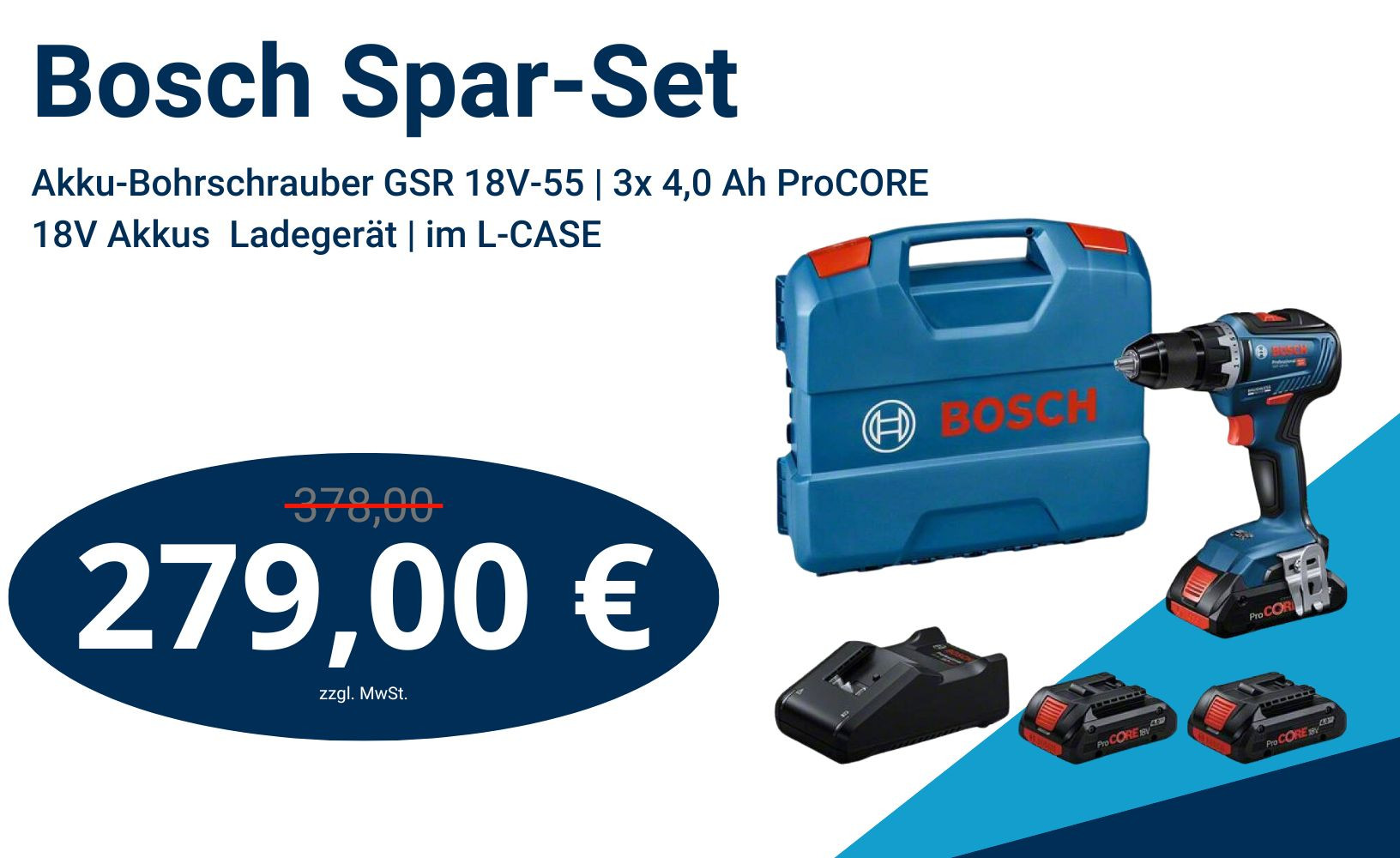 Bosch GSR 55 Spar-Set